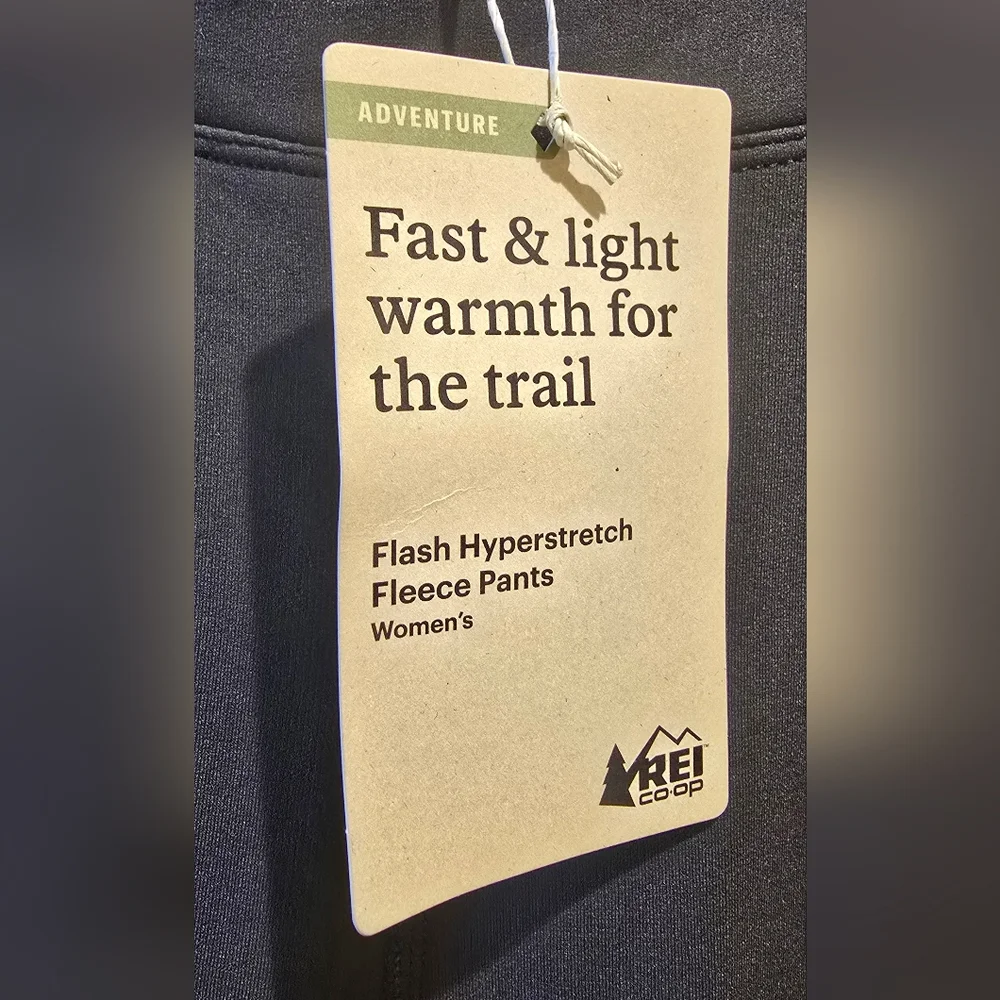 NWT REI Co-op Flash Hyperstretch Fleece Pants Women's Sz L - Picture 3 of 6